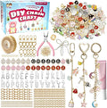 348Pcs Charms Lip Gloss Keychain Making Kit, DIY Craft by Grnheat
