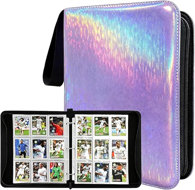 Sparkly Trading Card Binder 9-Pocket Zippered by Unknown