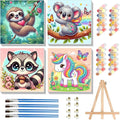 cviokrdu 4 Pack Paint by Numbers Kit by cviokrdu