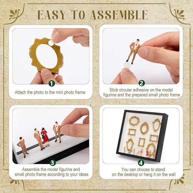 Lineshading DIY Mini Silhouette Shadow Box Museum Frame Kit - Image 5