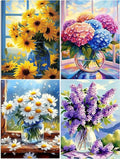 DOZEEZOP 4 Pack 5D Diamond Painting Kits by DOZEEZOP