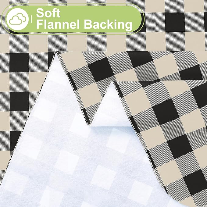 Smiry Rectangle Table Cloth, Waterproof Vinyl Tablecloth - Image 4