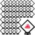 60 Pcs 3D Floating Display Case PE Film Jewelry Storage Box Coins Display Frame by FairySandy