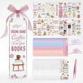 Acrylic Bookmark Blanks, 1.37x5.5 Clear Acrylic Bookmarks, UV DTF Decals by Qrhky