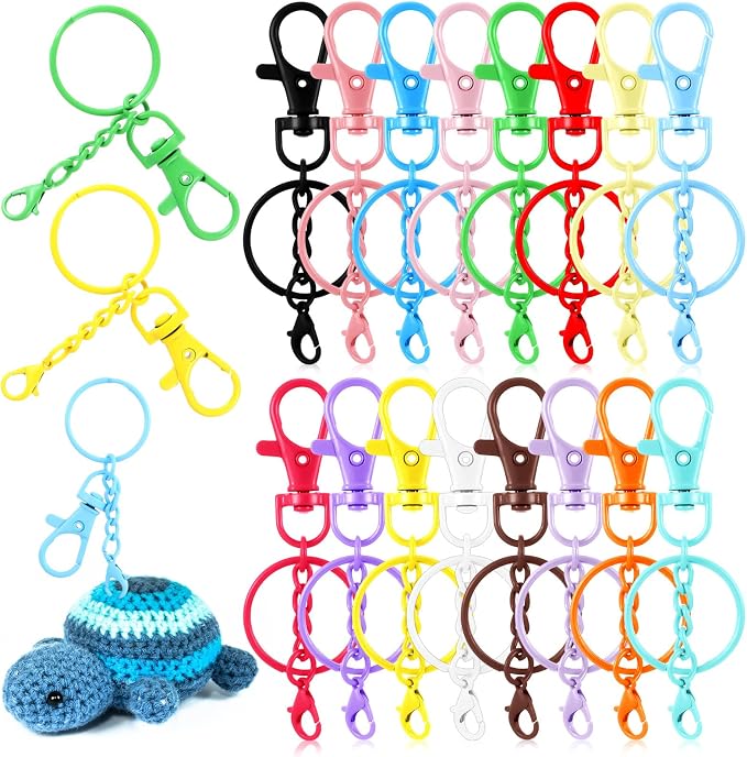 64 Pcs Colorful Swivel Snap Hook by Otoolling
