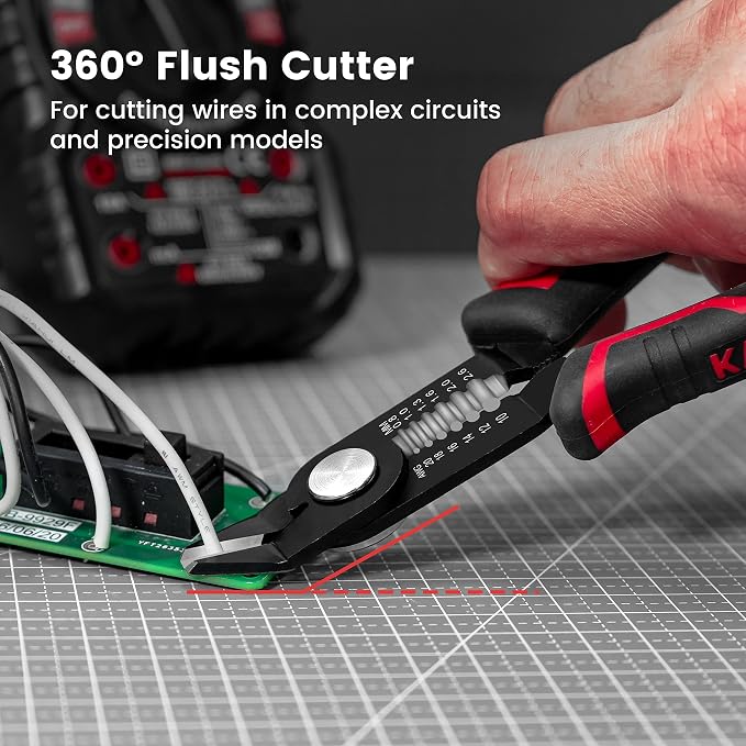 KAIWEETS Wire Cutters 6-Inch Flush cutter - Image 2