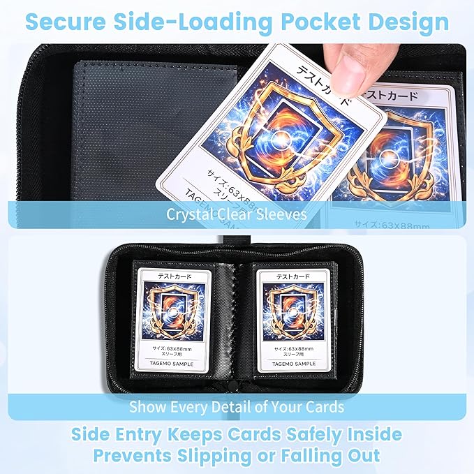 Mini Trading Card Binder Album, 1 Pocket Card Binder - Image 4