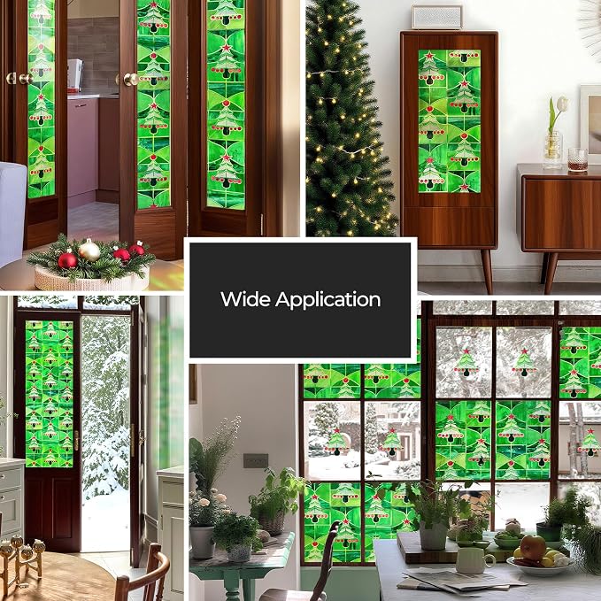 3D Stained Glass Window Film, Decorative Window Privacy Film - Image 7