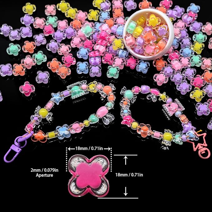 200+ pcs Candy Bulk Assorted Cute Kandi Beads - Image 2