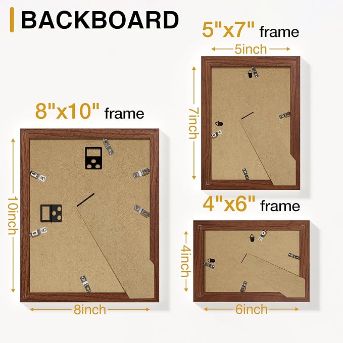 Vittanly 15 Pack Picture Frames Collage Wall Decor, Gallery Frame Set - Image 9
