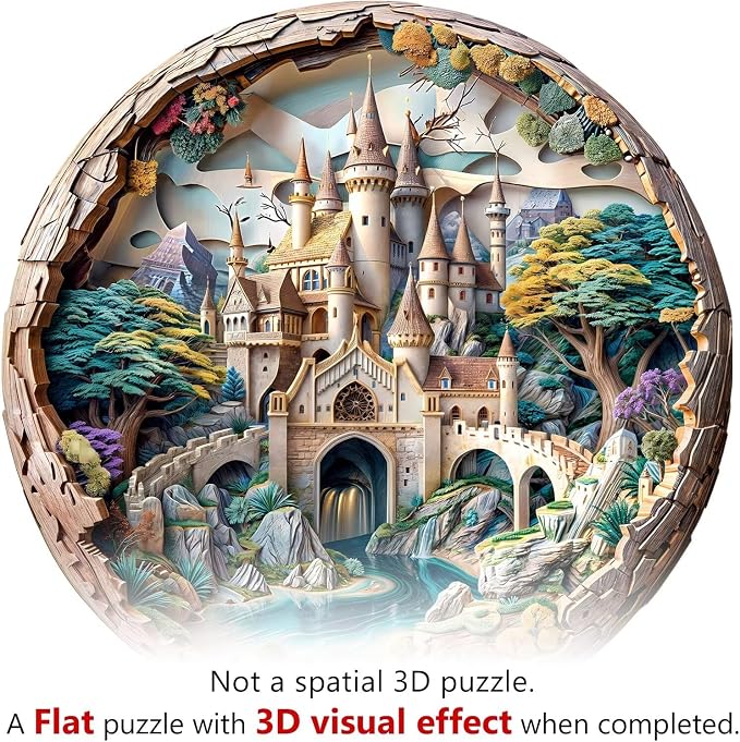 3D Castle Puzzles 200 Pieces Puzzles Gifts - Image 8