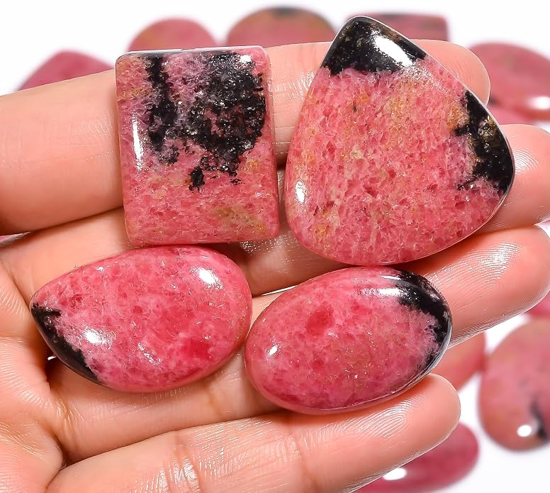 Natural Loose Gemstone 5 Piece Cabochons Lot Jewelry Making Loose Gemstone - Image 2