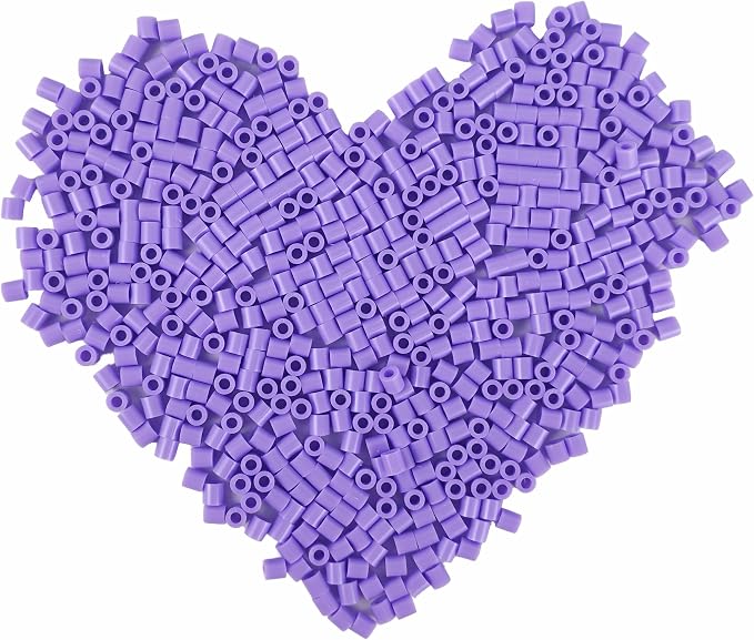 6000 Pcs 5mm Light Purple Melting Fuse Beads by Yowamho