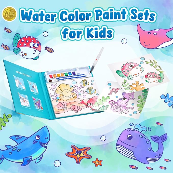 JoyCat Paint with Water Coloring Books - Image 2