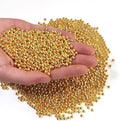 2500pcs Gold 4mm Pearl Beads by chuyau