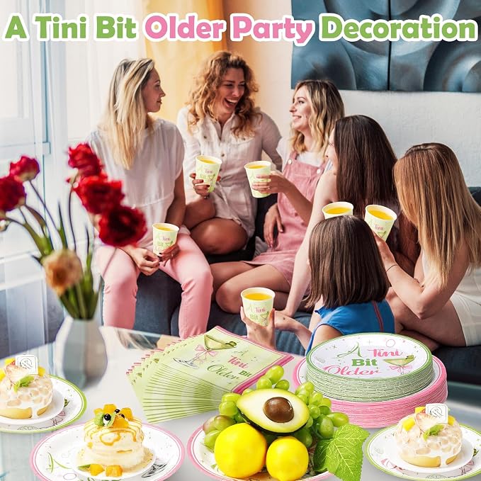 Pickmesh 400 Pcs A Tini Bit Older Birthday Party Plates and Napkin Decoration - Image 5