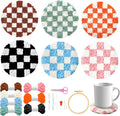 WATINC Checkerboard Punch Needle Coaster Kit by WATINC