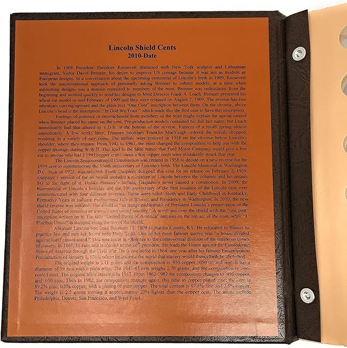 Dansco US Lincoln Cent Coin Album - Image 6
