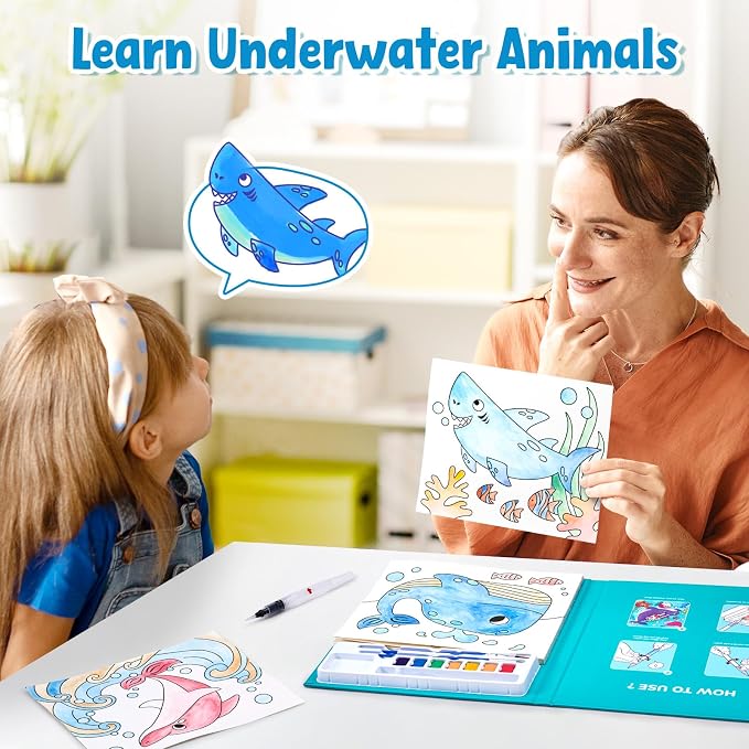 JoyCat Paint with Water Coloring Books - Image 6