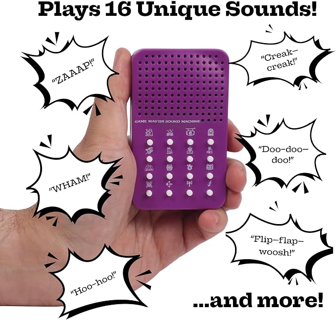 Game Master Noisemaker with 16 Sounds, Fantasy Sound Machine - Image 2