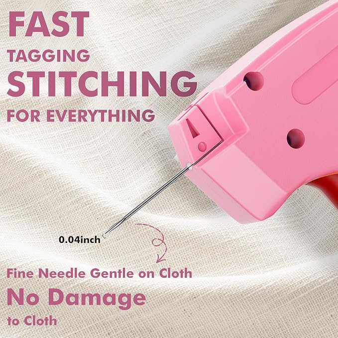 Stitch Gun for Clothes, Portable Handheld Tagging Gun for Clothing, Stitch - Image 2