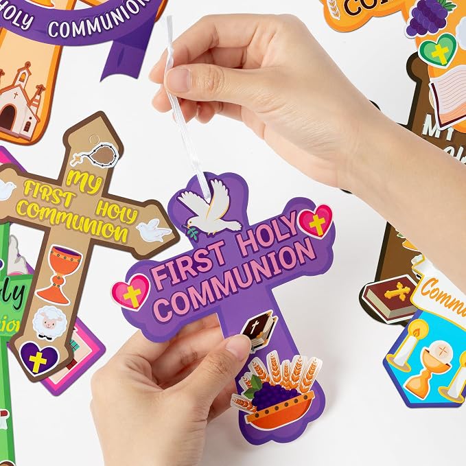3sscha 40 Packs First Holy Communion Craft Kit - Image 3