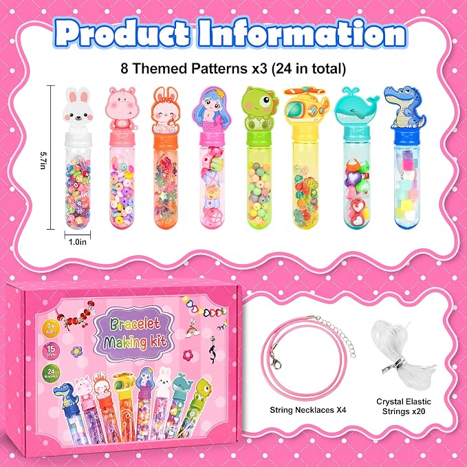Ulema 24Pack Party Favors Birthday Return Gifts Goodie Bags Charm Bracelet - Image 2