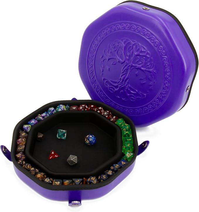 CASEMATIX Dice Tray and Dice Storage Case by CASEMATIX
