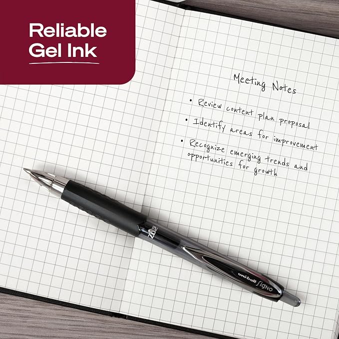 uniball™ 207 Gel Pens, 0.7mm Medium Point, Retractable, Smooth Writing - Image 3