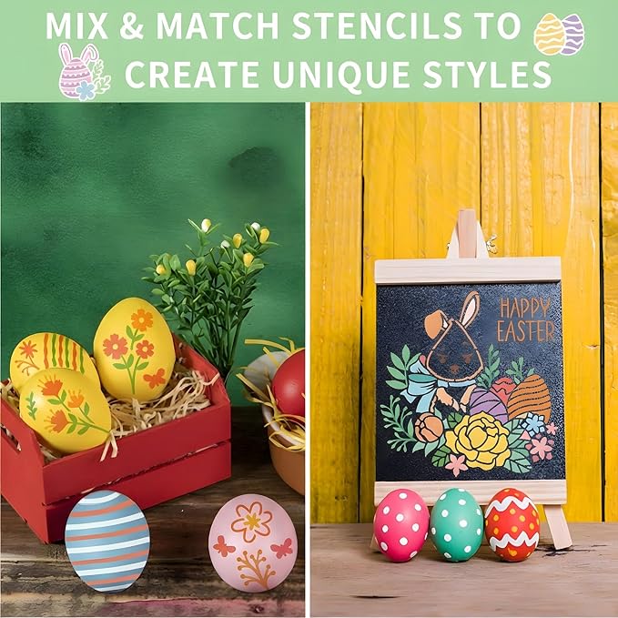 Easter Stencils for Painting, Drawing Templates for Wood Cards Canvas Glass - Image 6