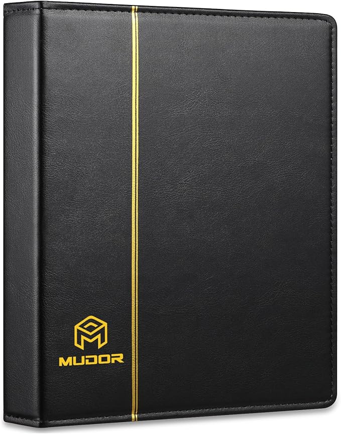 MUDOR 4 Ring Empty Stamp Binder by MUDOR