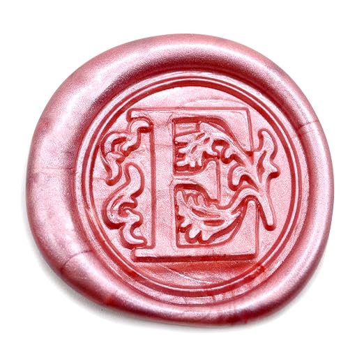 Medieval Initial Alphabet Wax Seal Stamp, Brass Head Wooden Handle, - Image 2