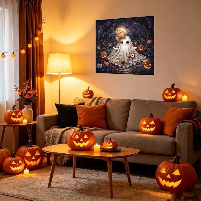 Halloween Pumpkin Stamped Cross Stitch Kits - Image 5