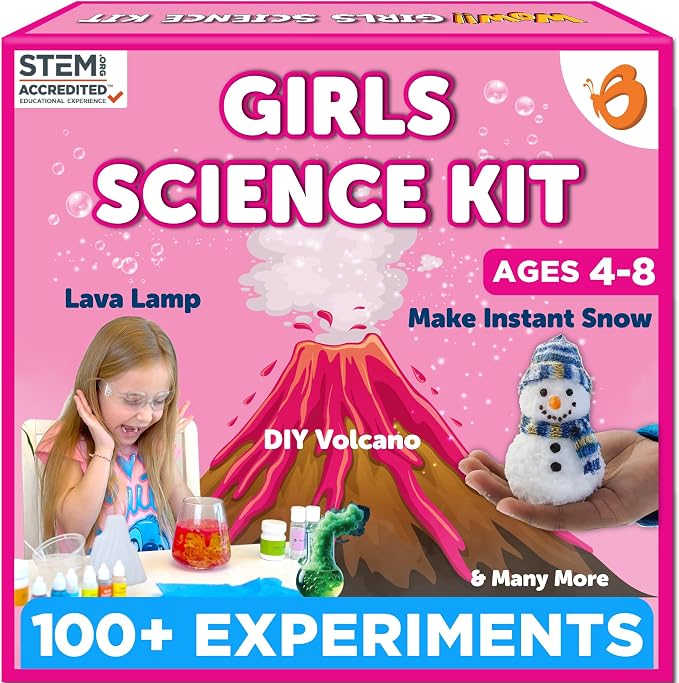 Butterfly EduFields 100+ Girls Science Kit by ButterflyEduFields