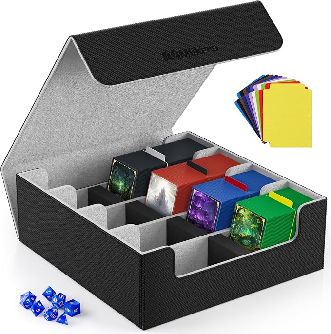 Mlikero Trading Card Storage Box, Bulk Card Storage by Mlikero