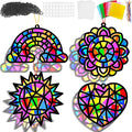Lonfliness 32 Sets Summer Crafts Suncatchers Kit by Lonfliness