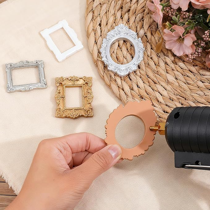 YUXIANLB 5 Pcs Miniature Dollhouse Mirror Set - Image 3