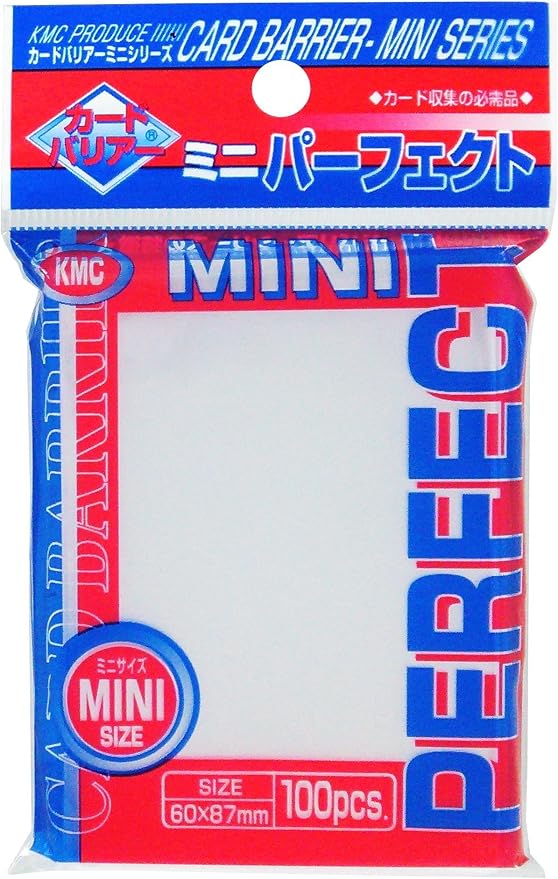 Perfect Barrier Mini Card Sleeves, 60mm x 87mm by KMC