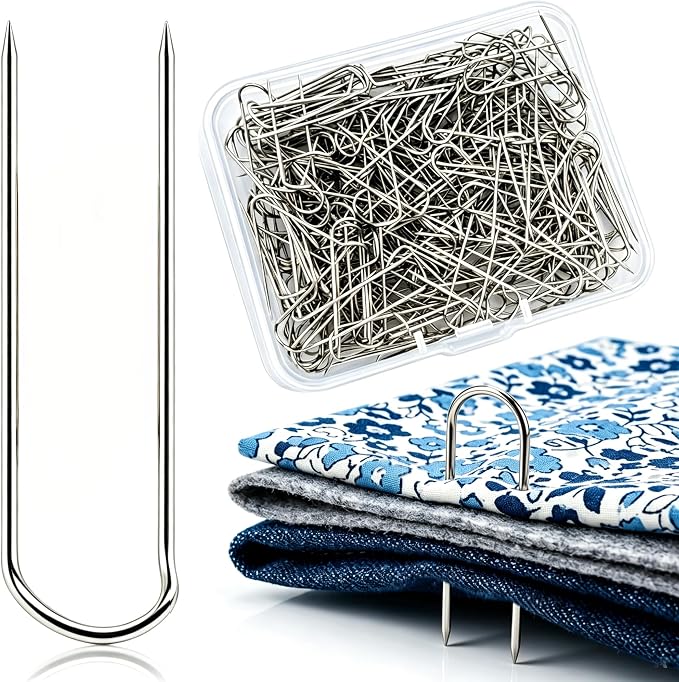 100Pcs U Shaped Fork Pins, Stainless Steel U Clips by Unknown