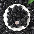 SIDONG 10 LB Black River Rocks, 0.4-1.2 Inches Highly Polished Pebbles by SIDONG