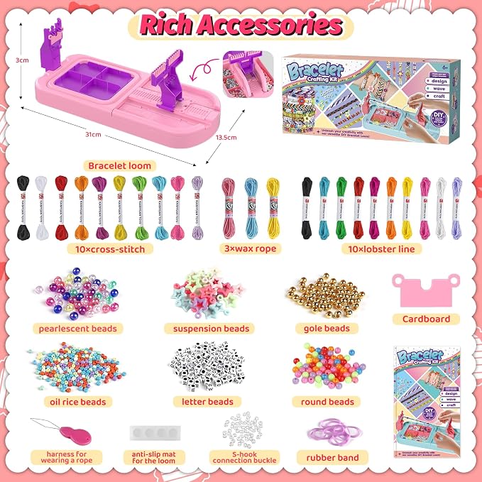 Cmiolacuna Friendship Bracelet Making Kit - Image 2