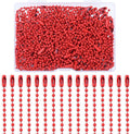Lemonkey 100Pcs Ball Beads Chains Bulk, 4 Inch Dog Tag Metal Small Chains by Lemonkey