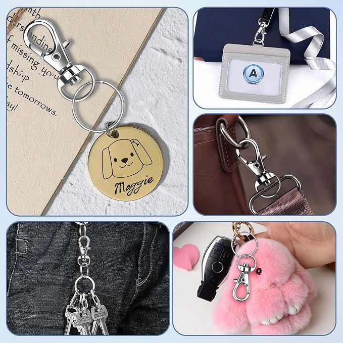 Logosophia 50 PCS Premium Keychain Making Kit - Image 7