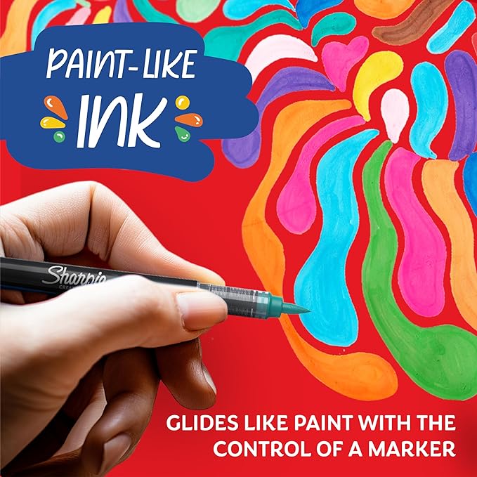 Sharpie Creative Markers, Water-Based Acrylic, Bullet Tip, Kids Activity - Image 3