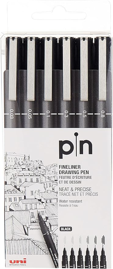 Uni Pin Fineliner Drawing Pen by uni-ball