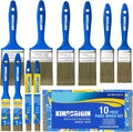 King Origin Paint Brush Set, 10 Pack Paint Brush 0.5" 1" 1.5" 2" 2.5" | Chip by KINGORIGIN