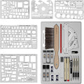 Nicpro 30PCS Professional Drafting Tools & Geometry Set by Nicpro