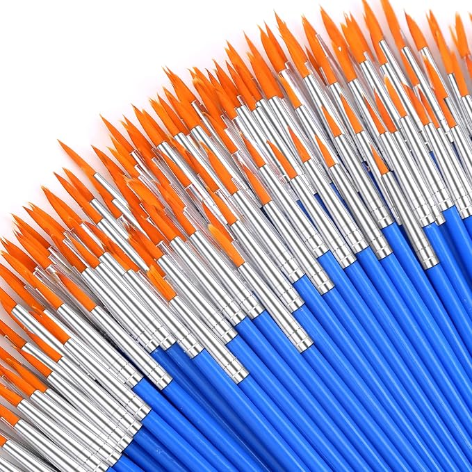 anezus 100Pcs Paint Brushes Bulk Small, by anezus