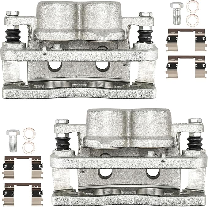 Torchbeam Front Brake Calipers Set for Chevrolet Silverado 1500 2008-2018, GMC Sierra 1500 2008-2018, Chevrolet Tahoe 2008-2020, Front Left and Front Right Calipers Replace # 18P4918A+18P4919A