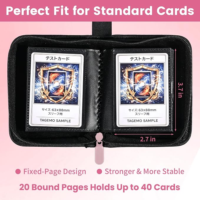 Mini Trading Card Binder Album, 1 Pocket Card Binder - Image 3